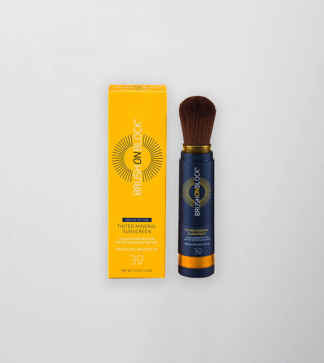 Brush On Block Touch Of Tan Mineral Powder Sunscreen SPF30